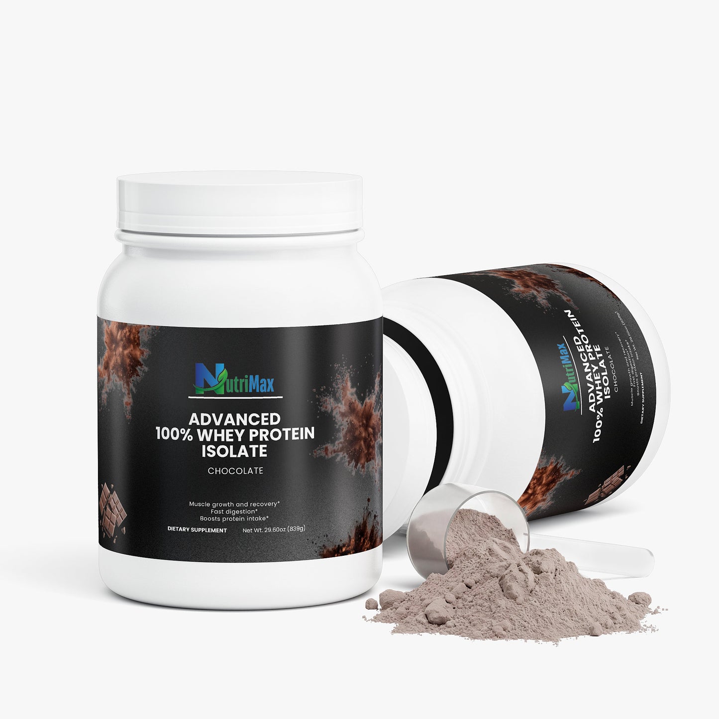 Advanced 100% Whey Protein Isolate (Chocolate) (Vanilla)